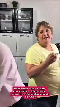 Zé Felipe quer definitivamente entrar pra família. Ele viajou por horas só pra conhecer a avó da Ana