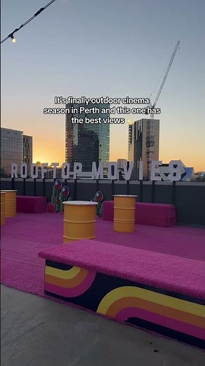 Need date ideas in Perth? This open-air cinema is right on the rooftop with some of the best views
