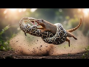 AIRBORNE CAGE FIGHT — PYTHON vs MONGOOSE