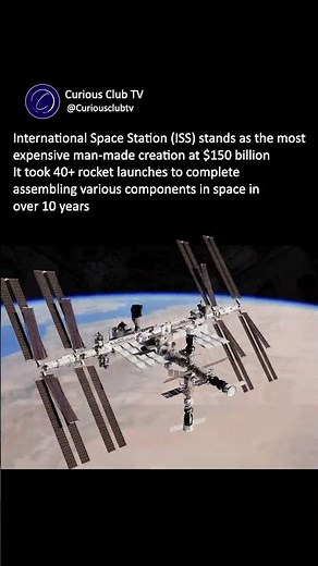 ISS: World's Most Expensive Single Object at $150 Billion -It Costs More Than Entire Countries' GDP