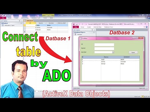 Connect table by ADO in MS Access