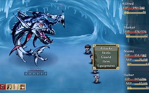 Divided Reigns- Boss战- Ice Angler （RPG Maker制作的复古类JRPG）