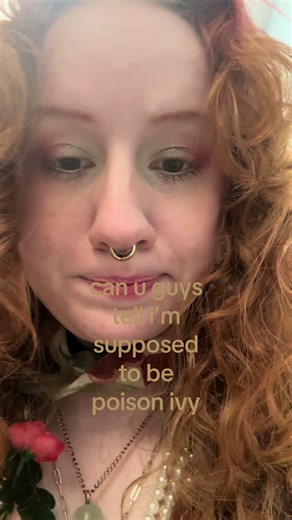 Transforming into Poison Ivy for Winter Carnival