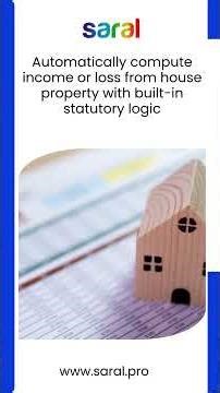 Effortless House-Property Management with Saral Pro | Saral Software for Payroll, Tax and Accounts