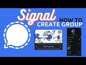 How to create group on signal private messaging app