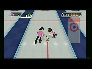 Deca Sports Nintendo Wii Gameplay - Curling