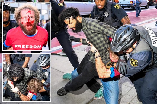 Protester named ‘Jihad’ charged with assault and robbery after brawl at Berkeley Turning Point USA rally