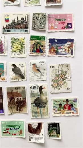 35 Ireland Stamps #8, What You See is What You Get! - Etsy