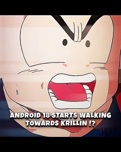Android 18 KISSES krillin 😘 || #krillin #android #dbz #viralshorts