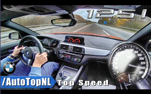 第三视角 宝马 1 Series F20 125i M Sport - 加速度 最高速度 高速公路