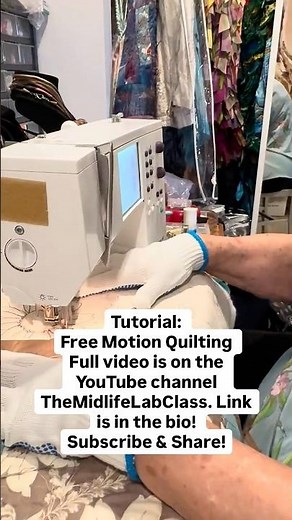Sneak Peek At the Free Motion Quilting Tutorial