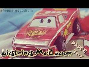 CARS Lightning McQueen Paper Toy