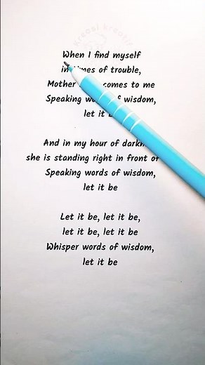 The Beatles - Let It Be: Words of Peace That Still Inspire the World 🌍✨