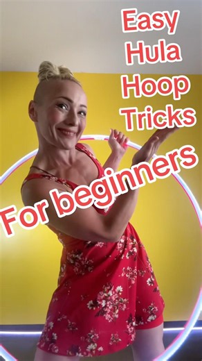 Easy Hula Hoop Tricks for Beginners #hulahoop #howtohulahoop #hulahoopfitness