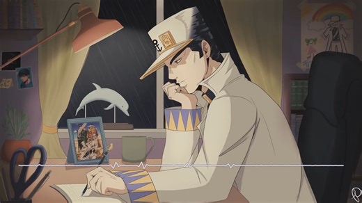 【与承太郎一起学习】｜JoJo/LOFI/放松/学习/BGM/助眠/白噪音/星辰远征军/黄金之风/石之海