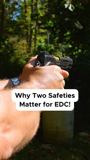 Is the 1911 Actually Safer Than a Glock for Everyday Carry? #pewpew #shorts #edc