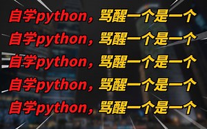 【全网最新】自学Python能救一个是一个！零基础Python小白少踩99%的坑！编程大佬专为零基础研制的python教程！