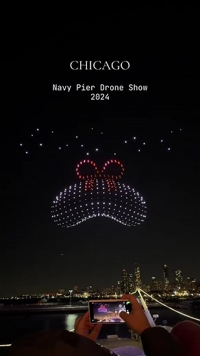 Navy Pier Holiday Drone Show Experience in Chicago