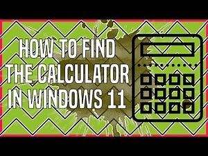 How to Find the Calculator in Windows 11