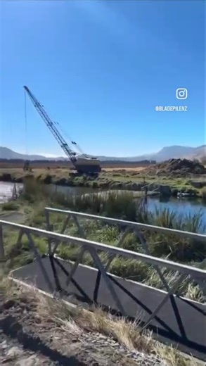 Blade Piling at Halswell River