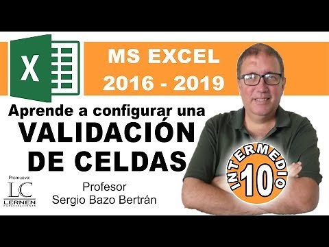 Curso GRATUITO de EXCEL INTERMEDIO | Parte 10 | Aprende a configurar una VALIDACIÓN DE CELDAS