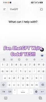 Can ChatGPT Write Code​? YES!!!