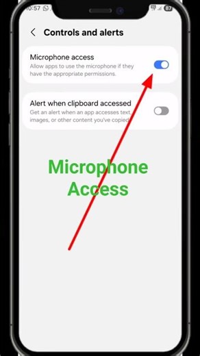 How to turn on microphone access on Android#shortsfeed​ #shorts #viral​ #microphone​ #Samsung F56 5G