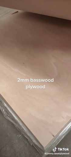 Laser Cut 2mm Basswood Plywood for DIY Projects