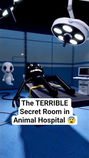 The TERRIBLE Secret Room in Animal Hospital 😨 #animalhospital #roblox