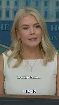 Karoline Leavitt on President Trumps "DC slums" comments