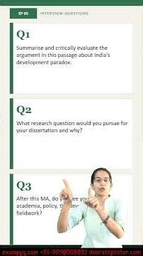 Written Test + Future Goals IIT Hyderabad MA DS Interview Final Ep 5