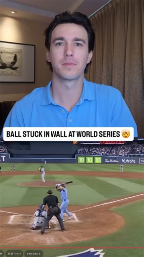Ben Verlander on Instagram: "A ball that stuck in the wall changed EVERYTHING at the World Series 🤯 A breakdown of what happened and why it WAS the right call."