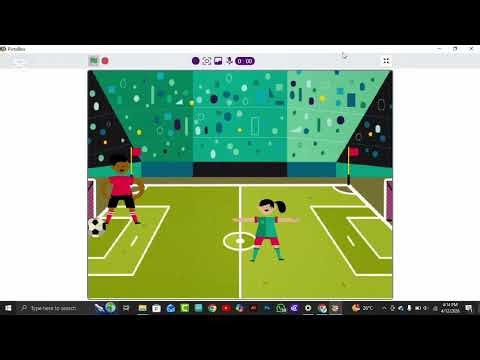 Mini Football Game in Scratch Coding