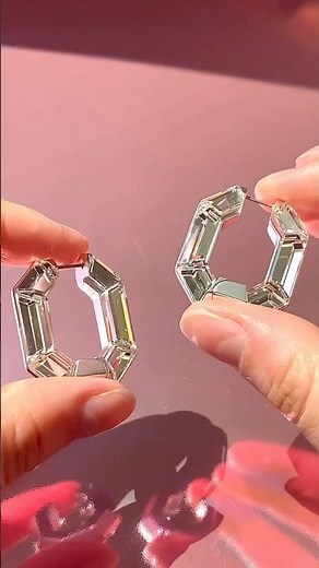 Swarovski Lucent Hoop Earrings 💎✨