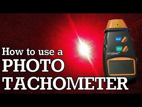 How To Use a Photo Tachometer - DT2234C+ Review