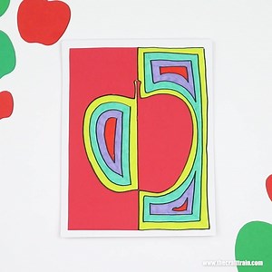 163K views · 1K reactions | Here's a pretty apple pattern art idea. Type Template in comments for a DM with the link. | The Craft Train | Facebook