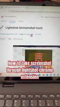 How to take screenshot through lightshot chrome extension #lightshot #screenshot #extension