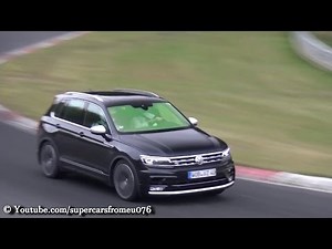 2018 Volkswagen Tiguan R Spied Testing On the Nurburgring Nordschliefe