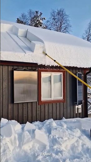 The Shocking Danger of Snow on Roofs! ❄️⚠️