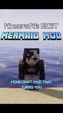 The BEST Mermaid Minecraft Mod! #minecraft #mcyt #minecraftmods #moddedminecraft #mermaid