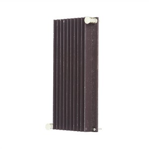 [Hot Item] Extruded Small Brown Ceramic Powder Coating CPU/Set Top Box Aluminum Heat Sinks with Push Nylon Pin