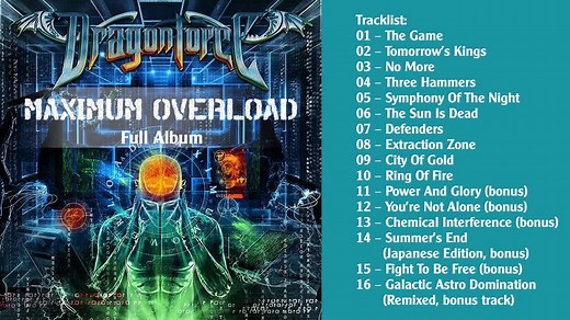 Dragonforce - Maximum Overload full album | 16 tracks |[Full album]