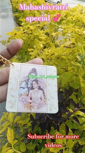 Valentine's ❌ Mahashivratri ✅#love #mahashivratri#viral #diy#gift#handmade #resinkeychain #trending