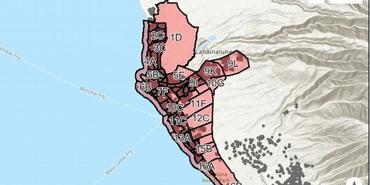 Interactive map shows re-entry updates for fire-impacted areas in Lahaina