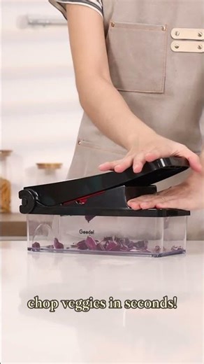 This 4-in-1 Vegetable Chopper Makes Meal Prep So Easy!