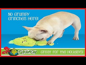Dr. Seuss The Grinch Plush Dog Toy, Big Head | 9 inch Grinch Movie Plush Dog Toy | Soft and Cuddly