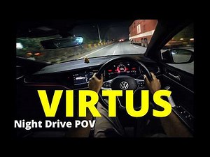 Volkswagen Virtus Night Drive POV | Smooth Highway Cruise at Night | 4K