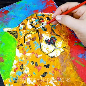 105K views · 268 reactions | This Artist Painted Handsome Leopard (using acrylic paint) ❤️殺 | Paintify | Facebook