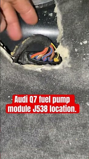Q7 fuel pump module location.#Audi Q7 j538#Audi fuel pressure