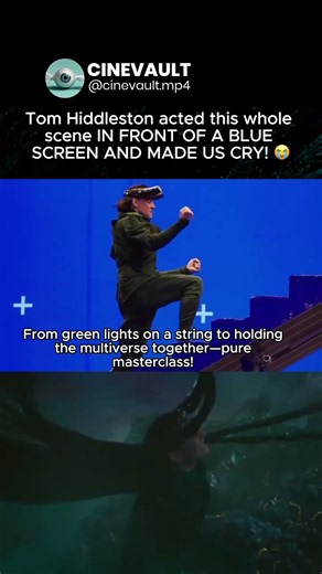 Tom Hiddleston’s Blue Screen Acting In Loki Season 2 Is Insane! ✨😭 | #Shorts